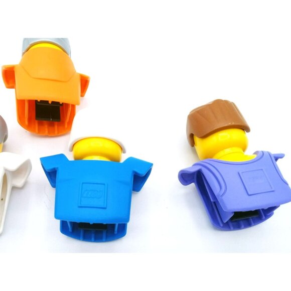 LEGO Mini Sports Figures Set Helmets Accessories Vintage 2004  4.5" Mcdonalds - Picture 7 of 9